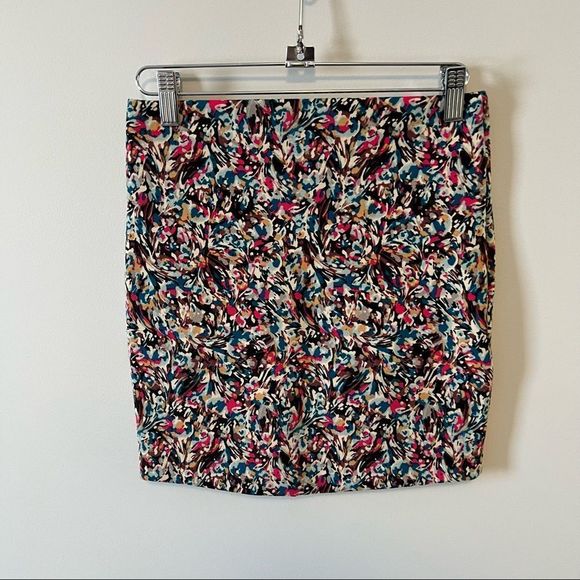 BCBGeneration Pull On Mini  Skirt Multicolour Abstract Pattern - Picture 6 of 10